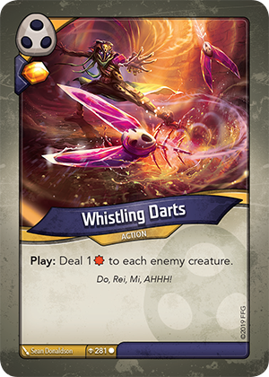 Whistling Darts