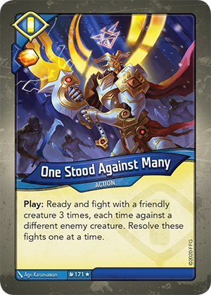 One Stood Against Many