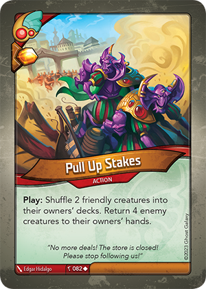 Pull Up Stakes