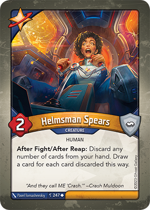 Helmsman Spears