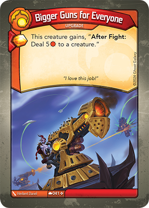 Bigger Guns for Everyone