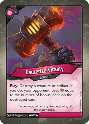 Cauterize Vitality